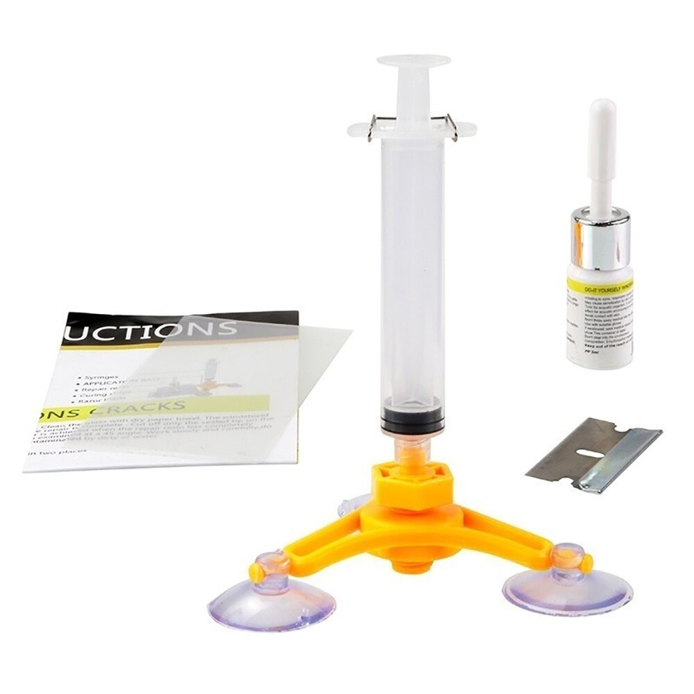 Car Vehicle Glass Repair Windshield Quick Repair Agent Tools DIY Kit window glass scratch crack restoration tool