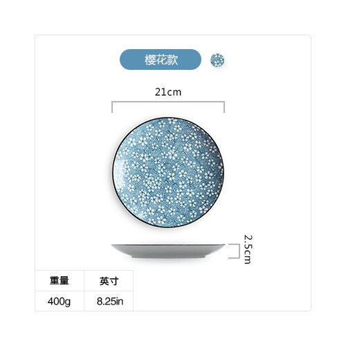 Japanese Ceramic Tableware Dinner Porcelain Dinnerware T Kitchen Plate Dishes for Restaurant White Porcelain Dishes & Plates: 1