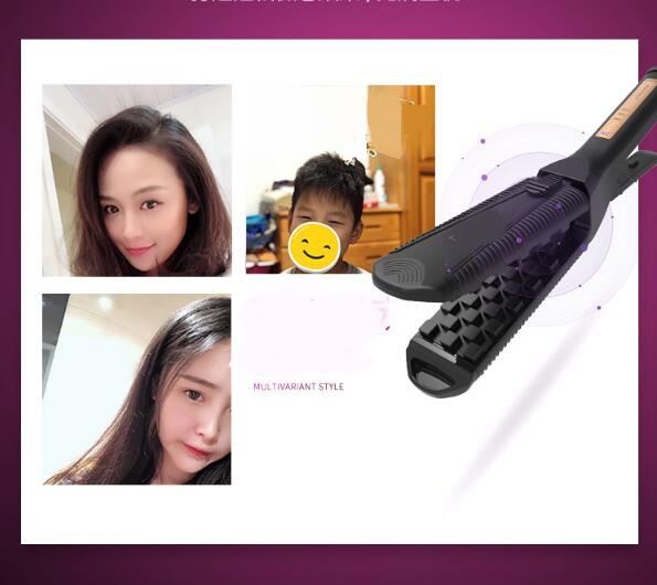 Hair Volumizing Iron Flat Iron Crimper Fluffy Hair Straightener Suitable for Long Short Hair Styling Tools