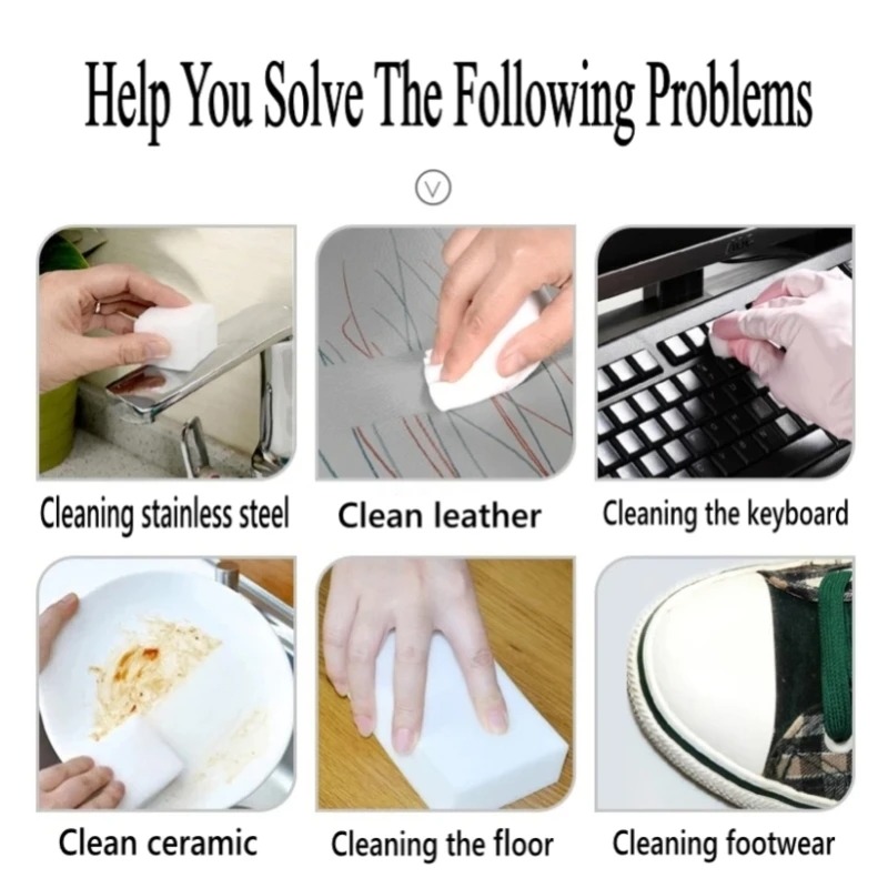 Melamine Spons Magic Wipe Huisreiniger Schoonmaken Kantoor Badkamer Hoge dichtheid Keukengereedschap Miracle Items esponjas