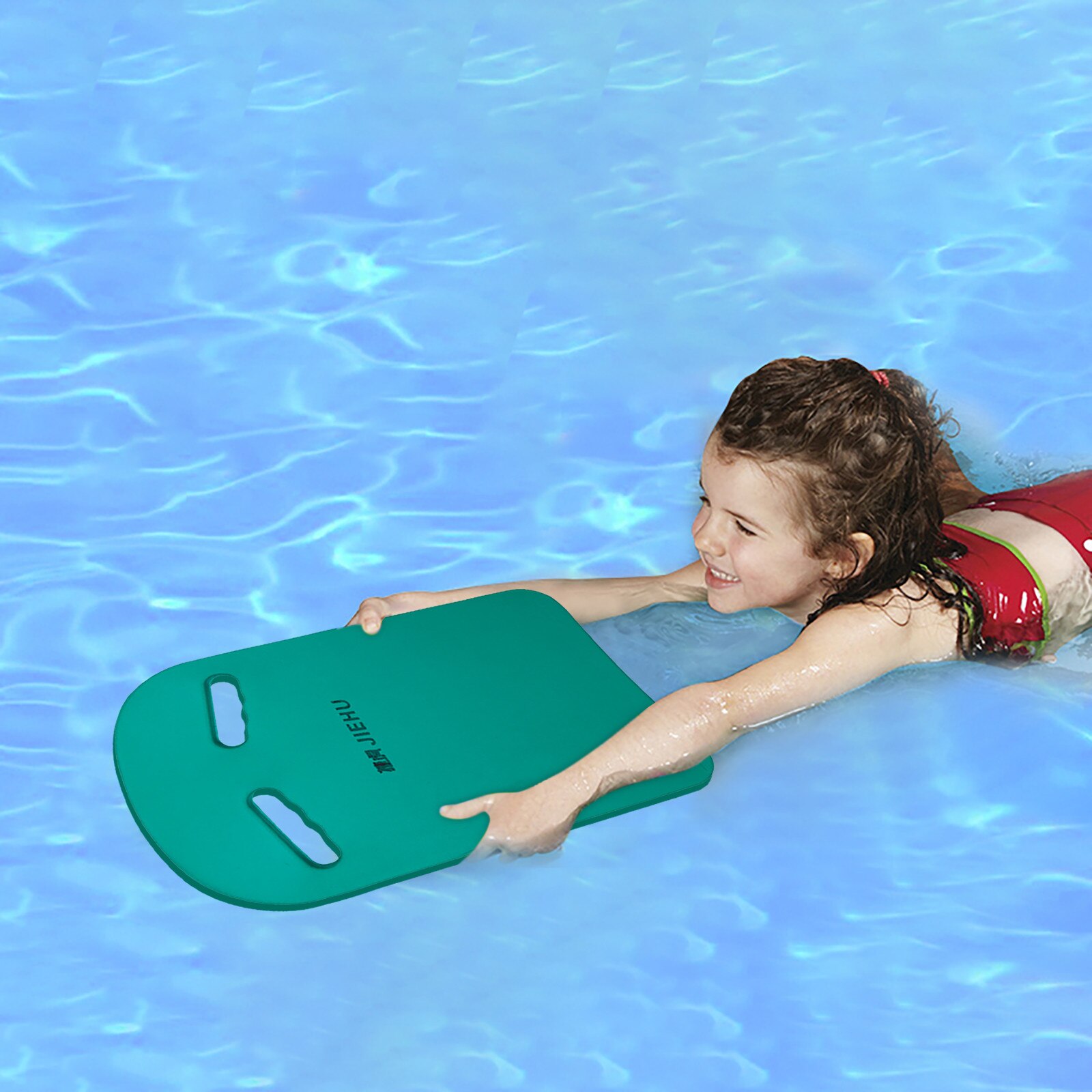 Children's Swimming Board Floating Plate A Shape PVC Back Float Kickboard Outdoor Swimming Beginner Training Safety Accessories