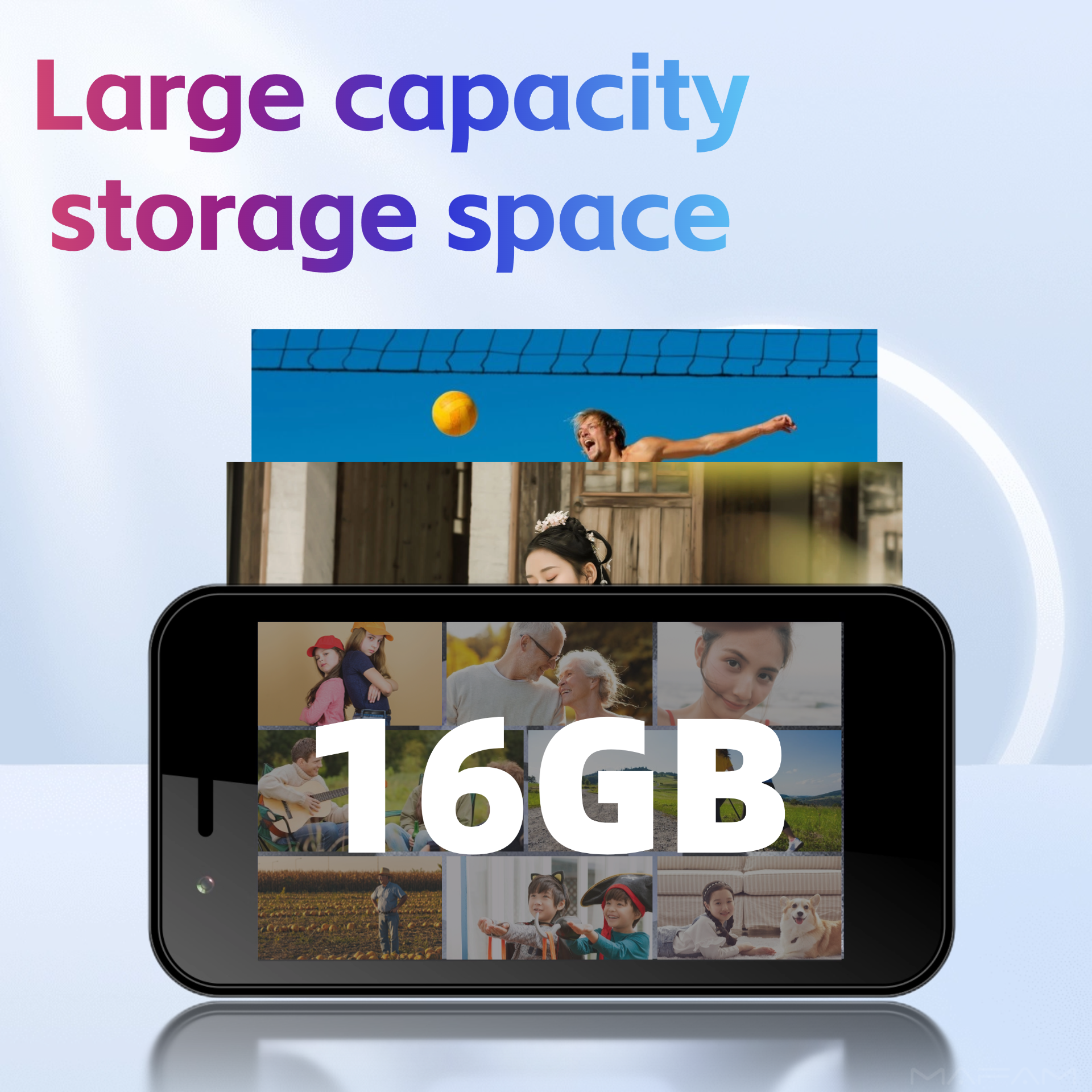 3G WCDMA Mini Smartphone für Kinder 3,0" Display Android 8.1 Play Store 16G Wifi Hotpot Dual SIM Standby Tragbares Mobiltelefon Günstig