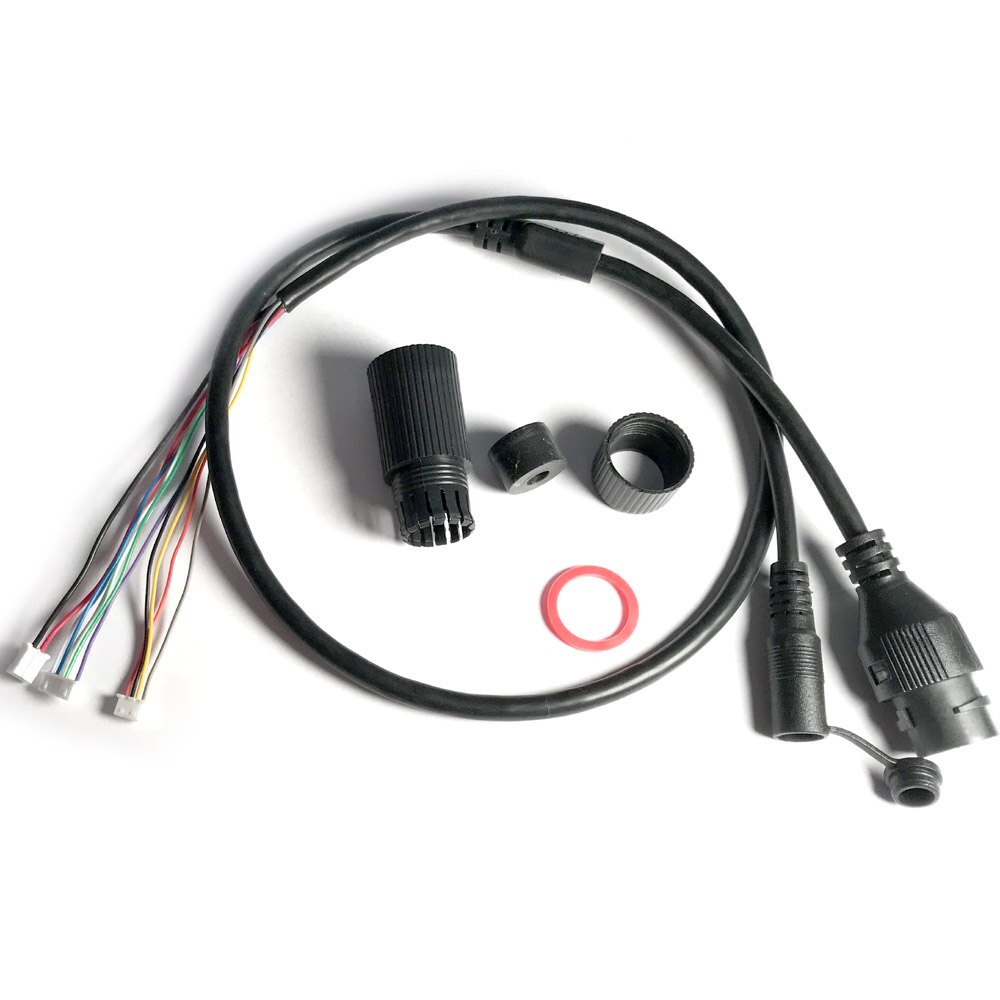 CCTV POE IP network Camera video power cable 60cm RJ45 female connector for PCB Module with Terminals