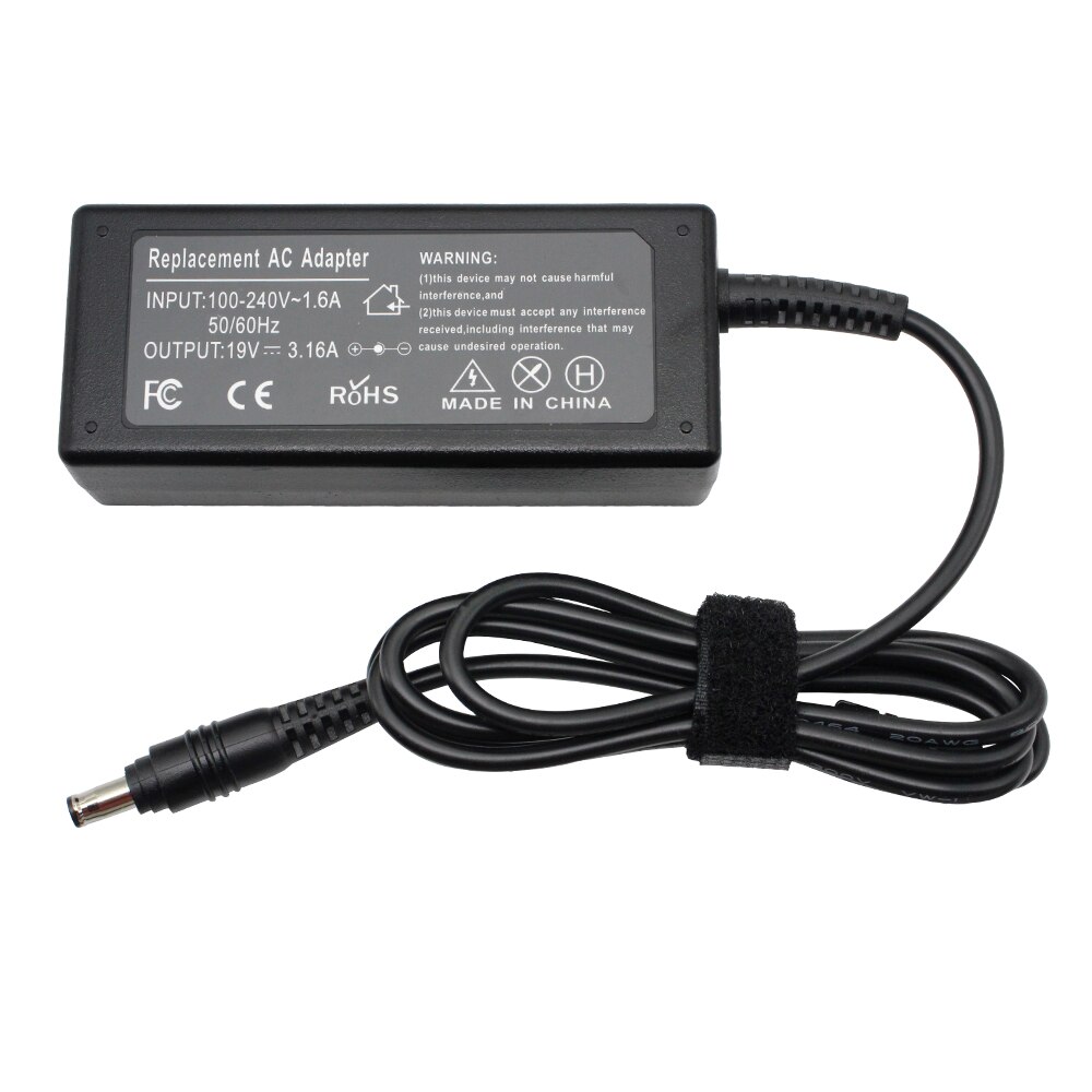 19v 3.15a/3.16a nätadapter laddare för samsung  rv510 rv515 rv520 rv711 np-rv511 r580 r480 samsung series 2 3 4 5 6 7 np305 v 5a