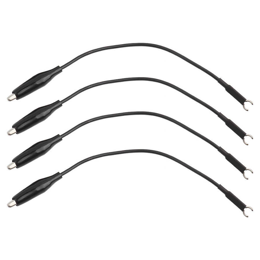 Sonda de osciloscopio, Cable de plomo a tierra con Clip, accesorios de osciloscopio, piezas de herramienta de , 4 Uds.
