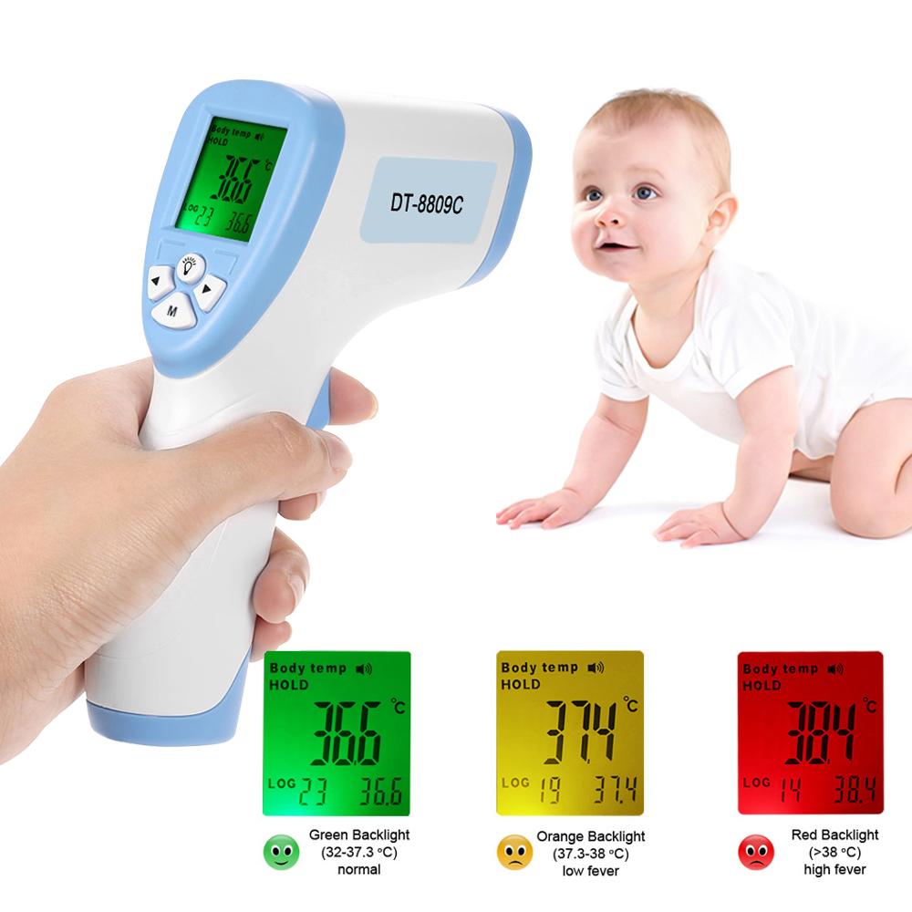 Infrarood Thermometer Voorhoofd Body Non-contact Thermometer Baby Volwassenen Outdoor Home Digitale Infrarood Koorts Thermometer