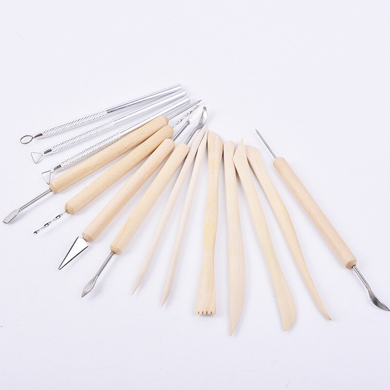 Painting 14 pieces/set of hardcover combination sculpture soft clay clay production toolkit beginner art supplies