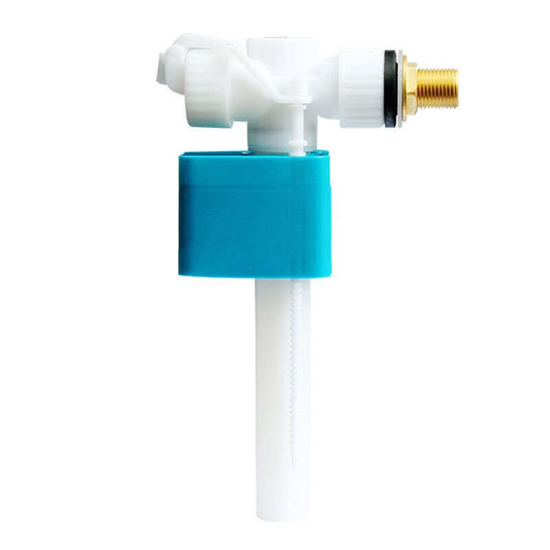 Side Entry Toilet Inlet Valve Cistern Fittings G1/2 Adjustable Float Filling Valves Bathroom Fixture Replacement Parts-40: 4points copper