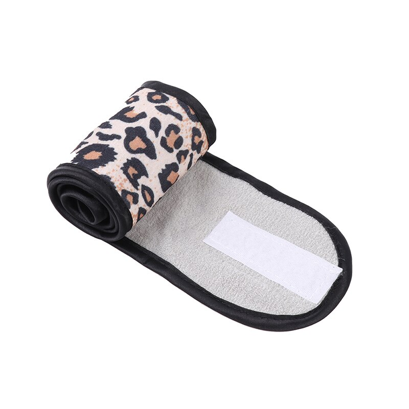 Bandeau de maquillage large et réglable, extensible, pour Salon de coiffure, SPA, pour le visage, serviette, bonnet de douche, accessoires de maquillage: gray