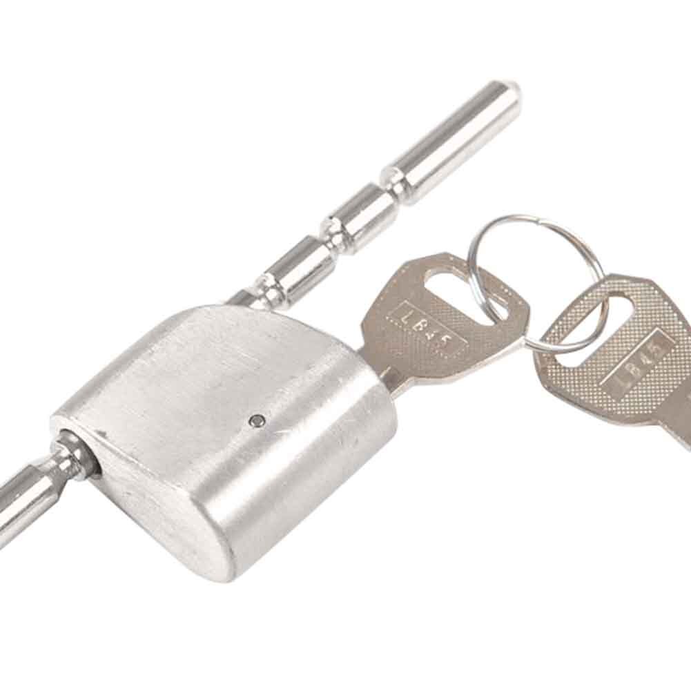 Steel Anti Theft Security Coupler Latch Lock Universal Adjustable Car Accessories Durable 6 Locking Position With 2 Keys Mini