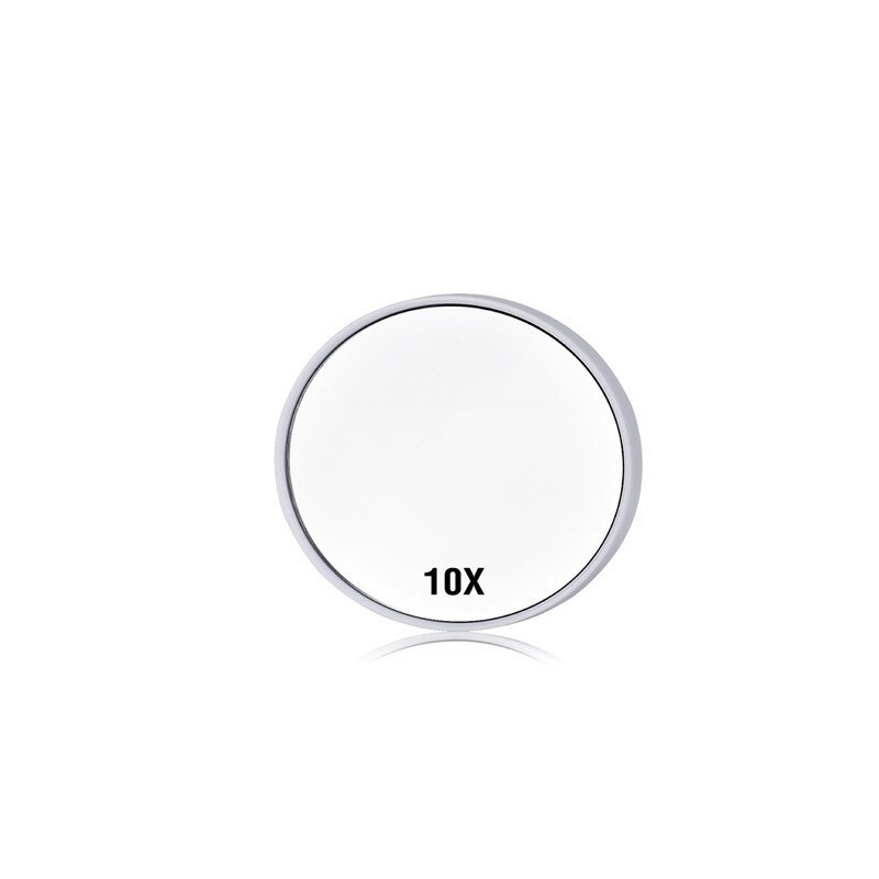 360 Degrees Rotation Makeup Mirror Adjustab LED Touch Screen 10X Table Desktop Makeup led mirror Batteries Use 22 Lights Vanity: 10X White Part