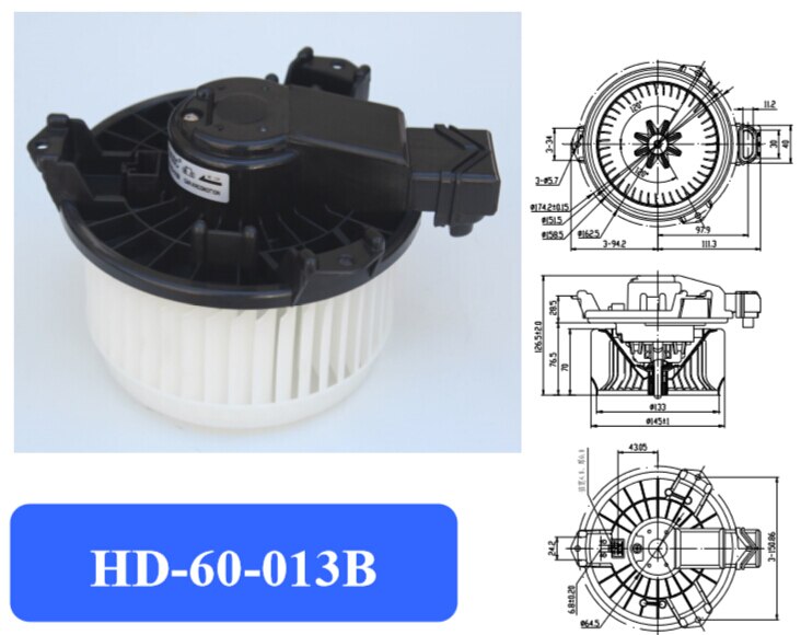 Automotive air conditioning blower motor / Electronic fan/motor / yaris blower motor