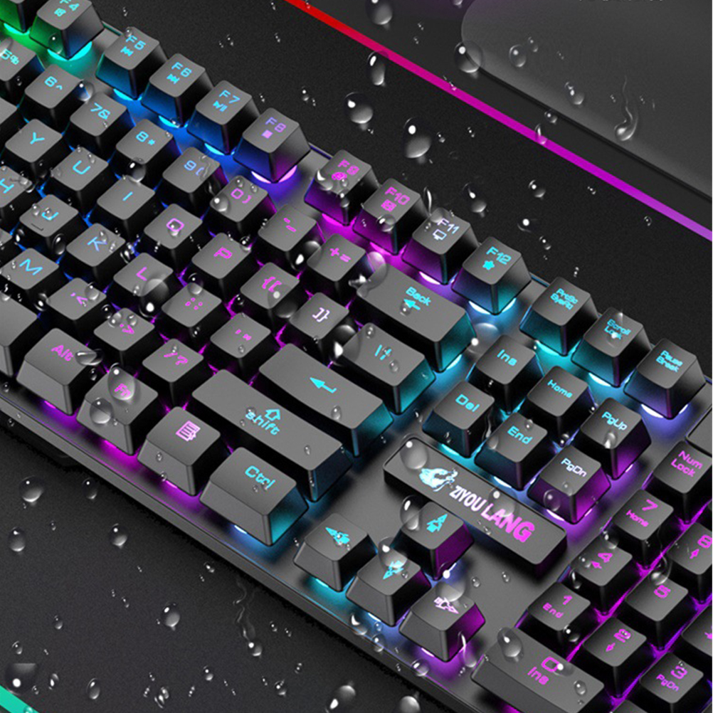 1 Set Wireless Charging Keyboard Kit Gaming Keyboard Backlit