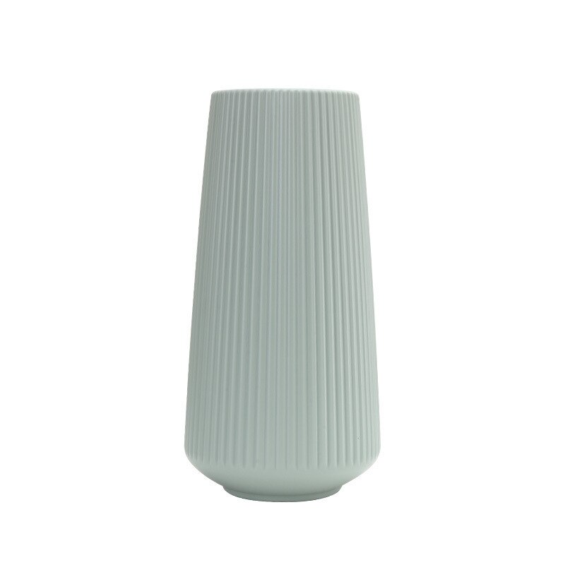 Vase en plastique grand Vase minimaliste décoration maison Imitation glaçure fleur fille panier Vases mariage plantes hydroponiques créatifs