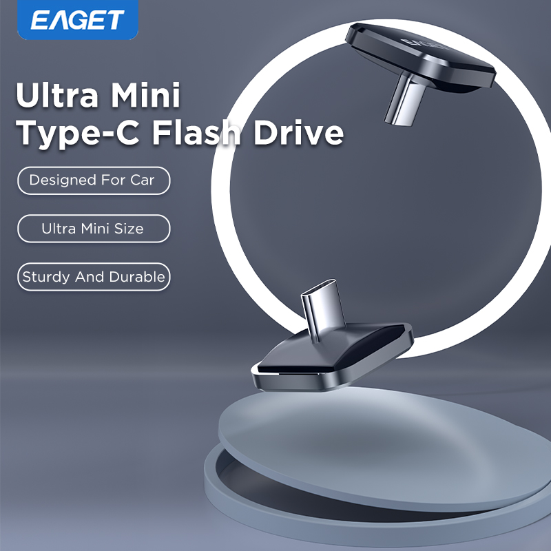 EAGET 8 GB/16 GB/32 GB/64 GB Mini Auto Type-C USB 2.0 Flash Drive Plug & Play voor Dashcam Mobiele Mac PC Auto Rijden