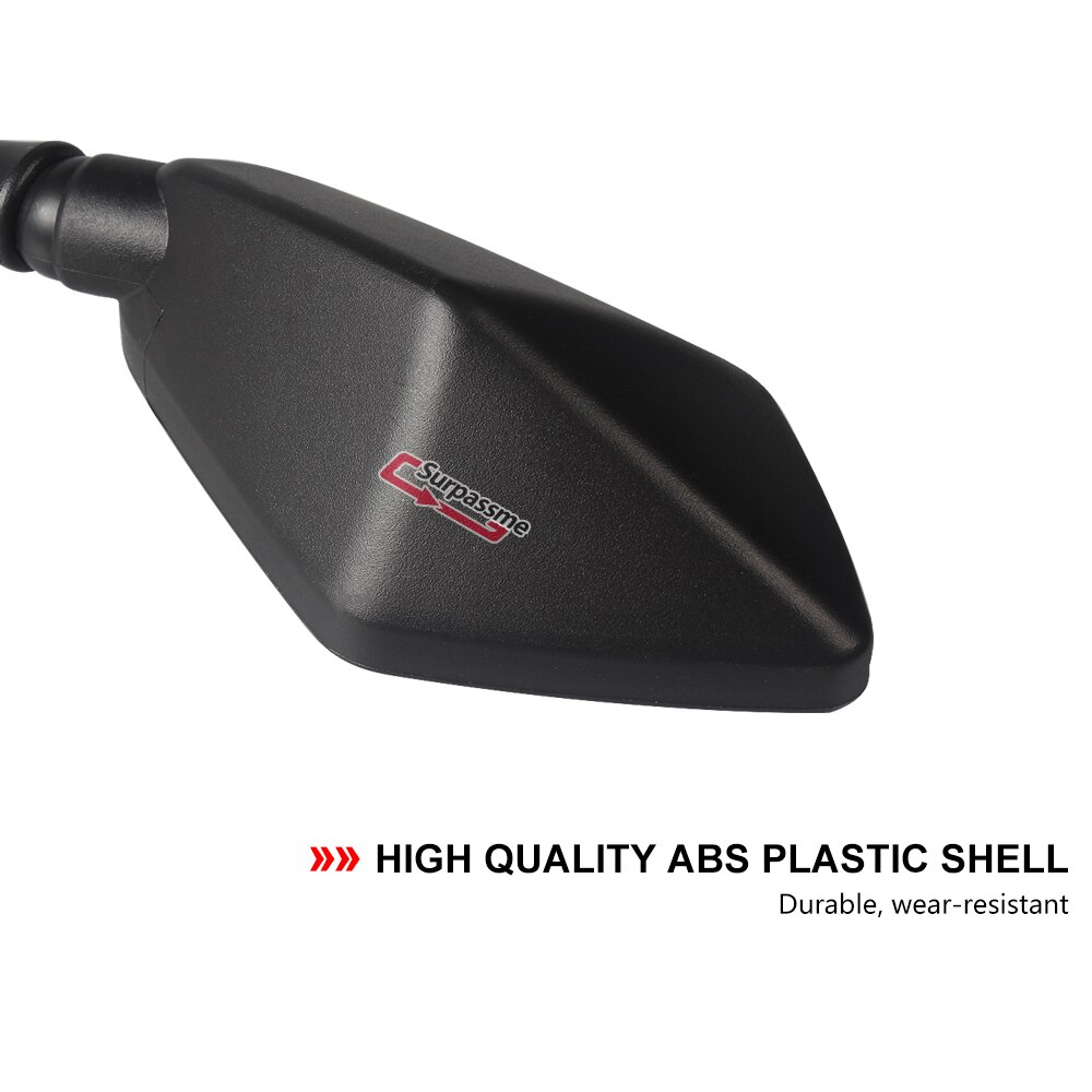 Uniwersalny M8 M10 motocykl lusterka wsteczne wypukłe lusterka bezpieczeństwa lusterka wsteczne motocyklowe ATV UTV akcesoria robić skuterów