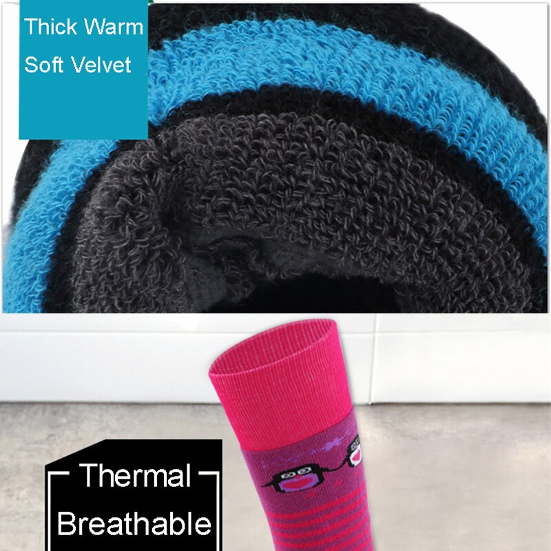 Winter Thermische Sport Mountain Snowboard Skiën Sokken Wandelen Mannen Vrouwen Knie Voetbal Compressie Kousen ijshockey kids