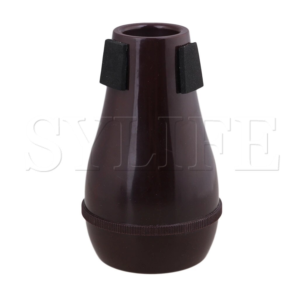 13.2 x 4.3cm alt tenor tromboner rødvin trompet straight mute lyddæmper