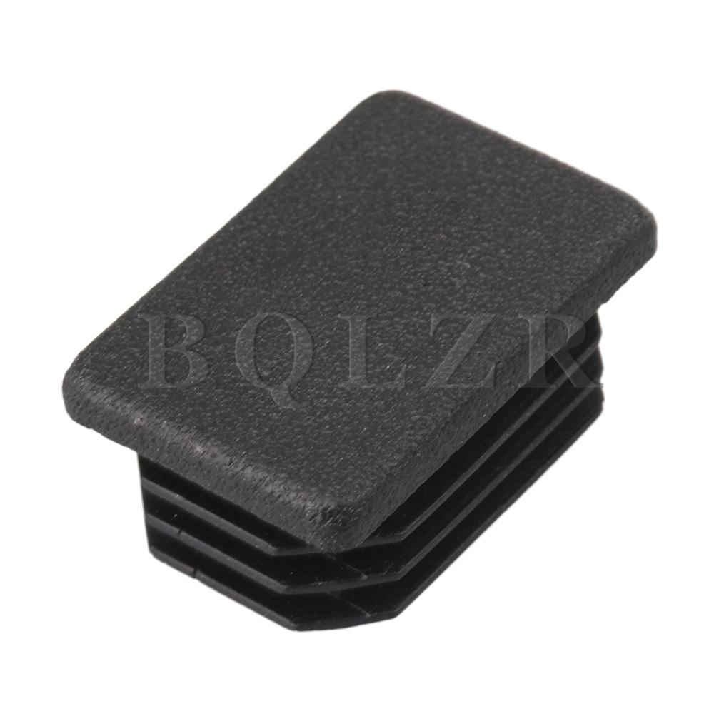 BQLZR 20 x Square Plastic Plug End Cap for Furniture Leg Protector 3x2x1.5cm