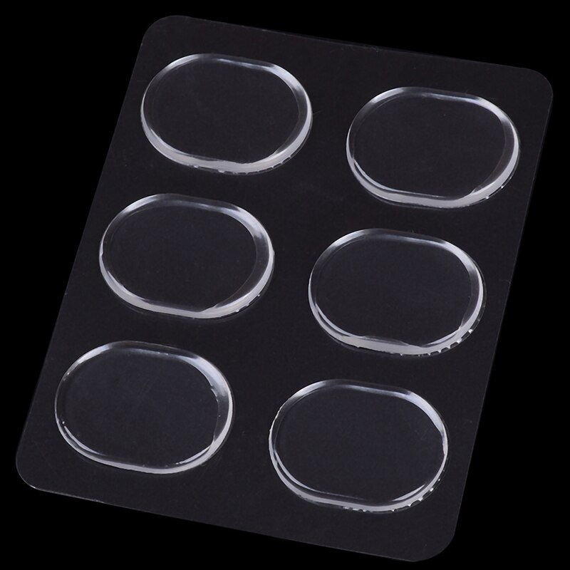 6 Stks/set Drum Demper Gel Pads Snare Drum Mute Pad Snare Tom Drum Uitlaat Mute Transparant Percussie Instrument Accessoires