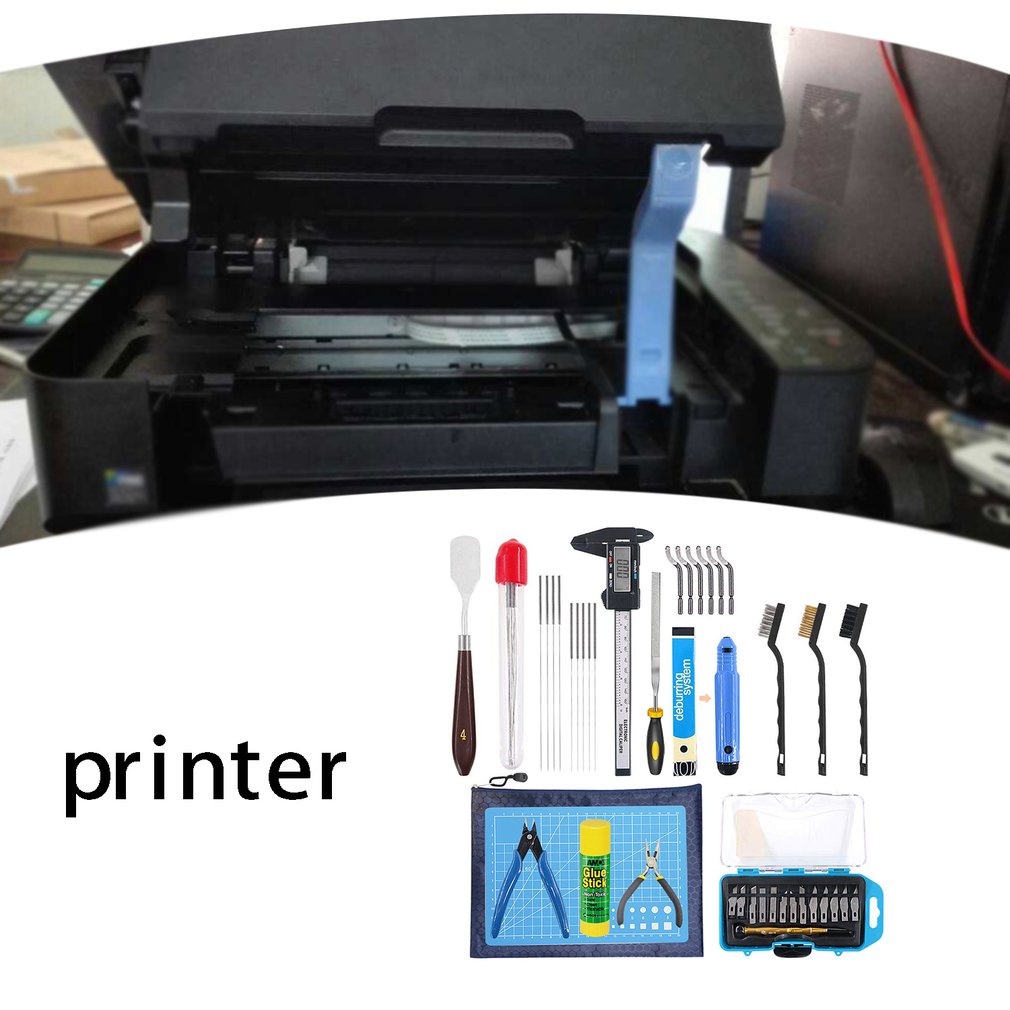 42pcs/set 3D Printer Cleaning And Disassembly Tools DIY Kit 3D Printer Accessories Tools For Printing Disassembly Cleaning