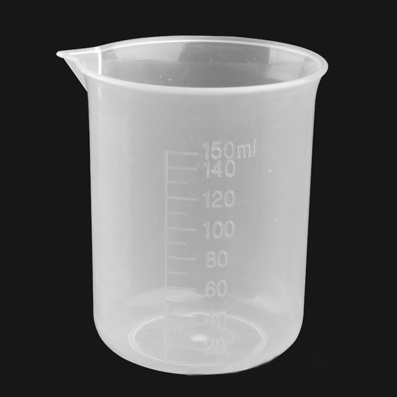 3Pcs Clear White Plastic Liquid Measuring Cup Beaker For Lab Kitchen Misurino da cucina Taza de medir de cocina