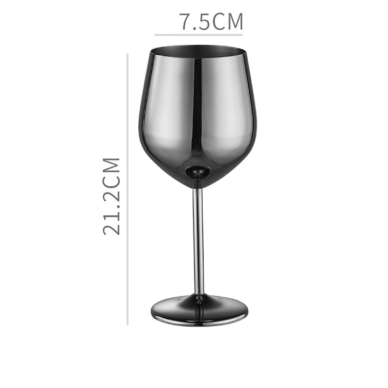 Copa de vino de acero inoxidable 304, copa de Martini, copa de cóctel de estilo Retro , Bar, restaurante, utensilios para beber en casa