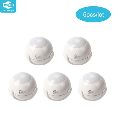 Coolcam wifi bevegelsessensor alarmdetektor pir bevegelsesdetektor for smart hjemmeautomasjon og appvarsling, trenger ingen hub
