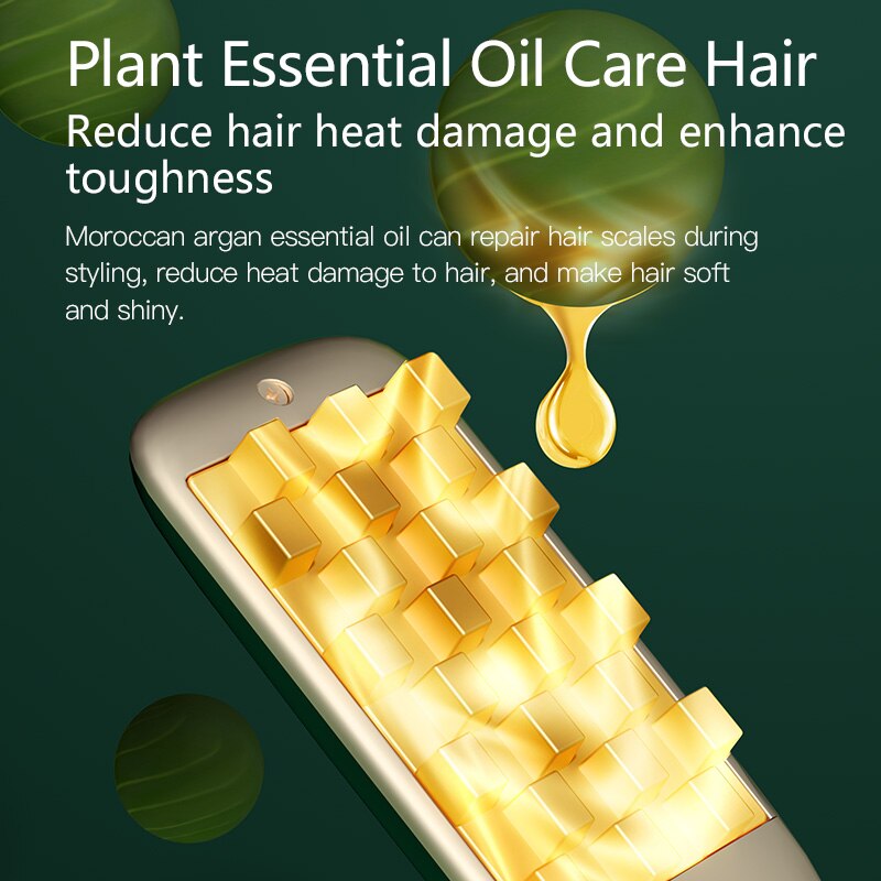 RIWA-Mini rizadores de pelo RB-8321F, herramientas de estilismo de salón, rizador de pelo con 3 engranajes, Control de temperatura, aceite esencial de hierro plano, 220V