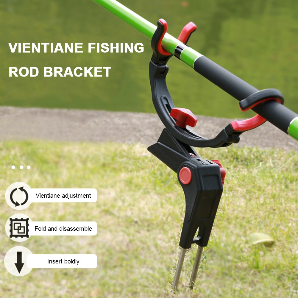 360 Degree Adjustable fishing rod mount Universal Fishing Foldable Bracket Sea Lake Fish Rod Rack Stand Fishing Accessories