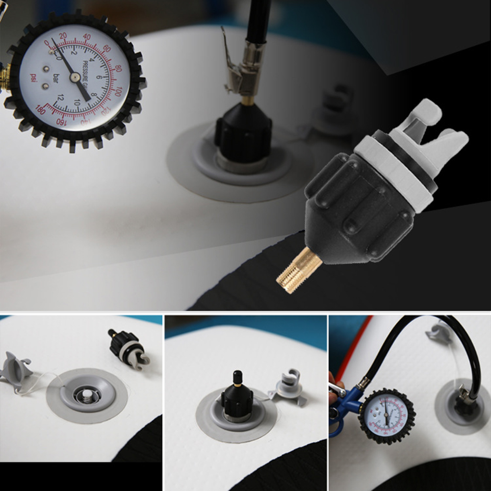 Luft ventil adapter aufblasbarer Pumpen adapter Paddel boot Kajak Luft ventil Pumpen anschluss für Sup Board Reifen Luft kompressor Konverter