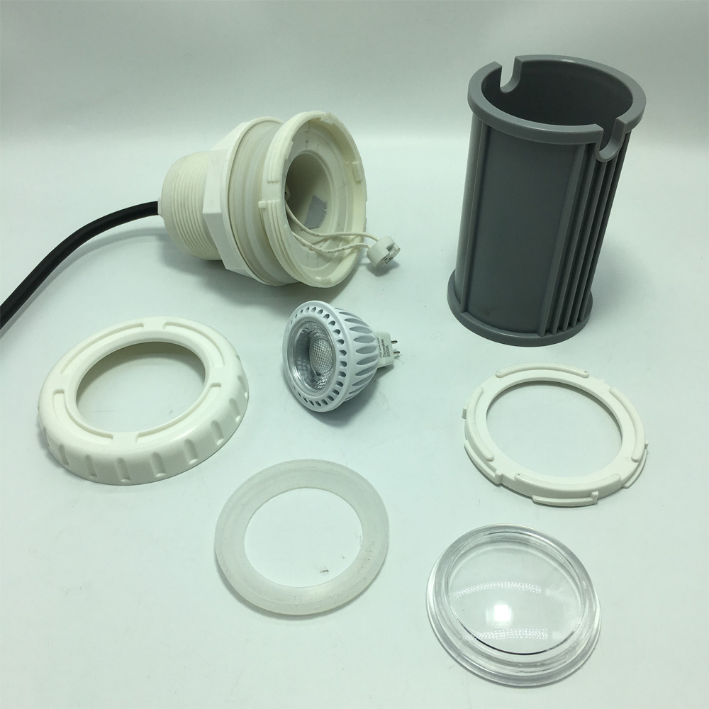 Dimmable Underwater Pool Light 10W DC12V MR16 Spotlight LED IP68 Waterproof for Fiberglass Pool