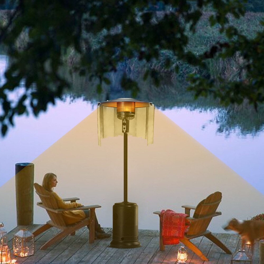 Heater Reflector Reflectors Propane Natural Gas Aluminum Outdoor Round 84x24cm Thermal Reflection Power High Heaters