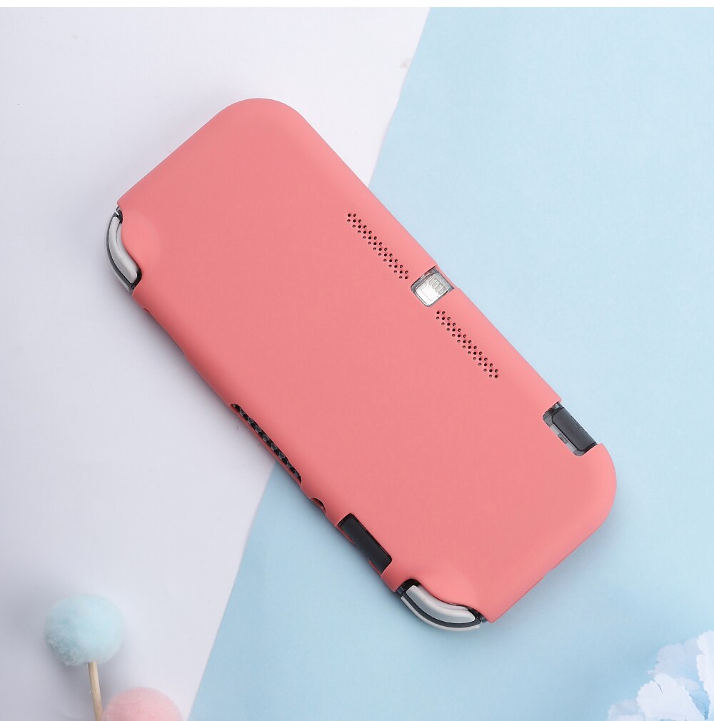 ModX Pink Blue Color Protective Case For Nintendo Switch Case Bag For Nintend Switch Lite NintendoSwitch Lite Shell Back Cover: Switch Lite Red