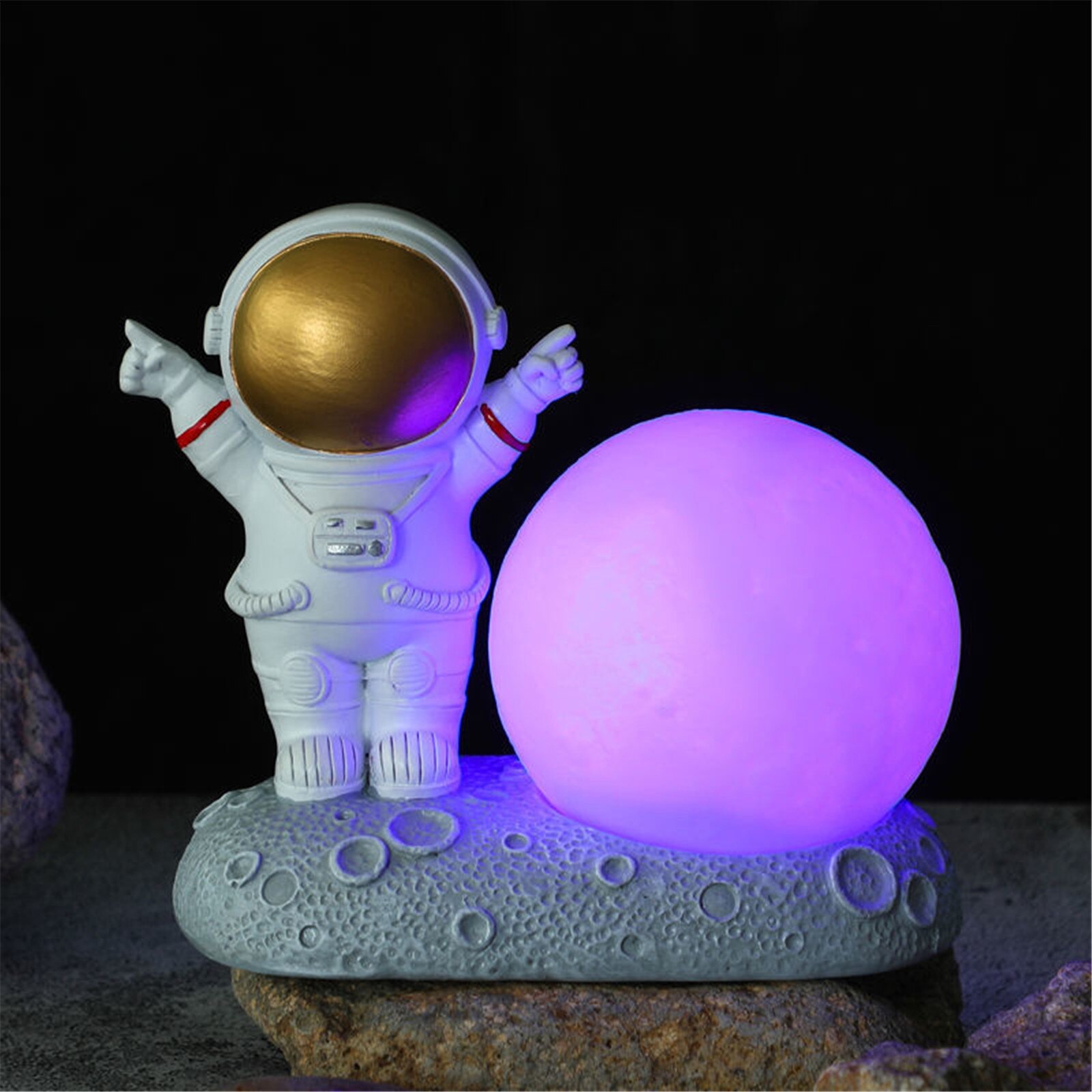 4 # Desktop Holder Stand Iphone Astronaut Universele Mobiel Smartphone Houder Bureau Decoratie Artikelen Voor Accessoires: C