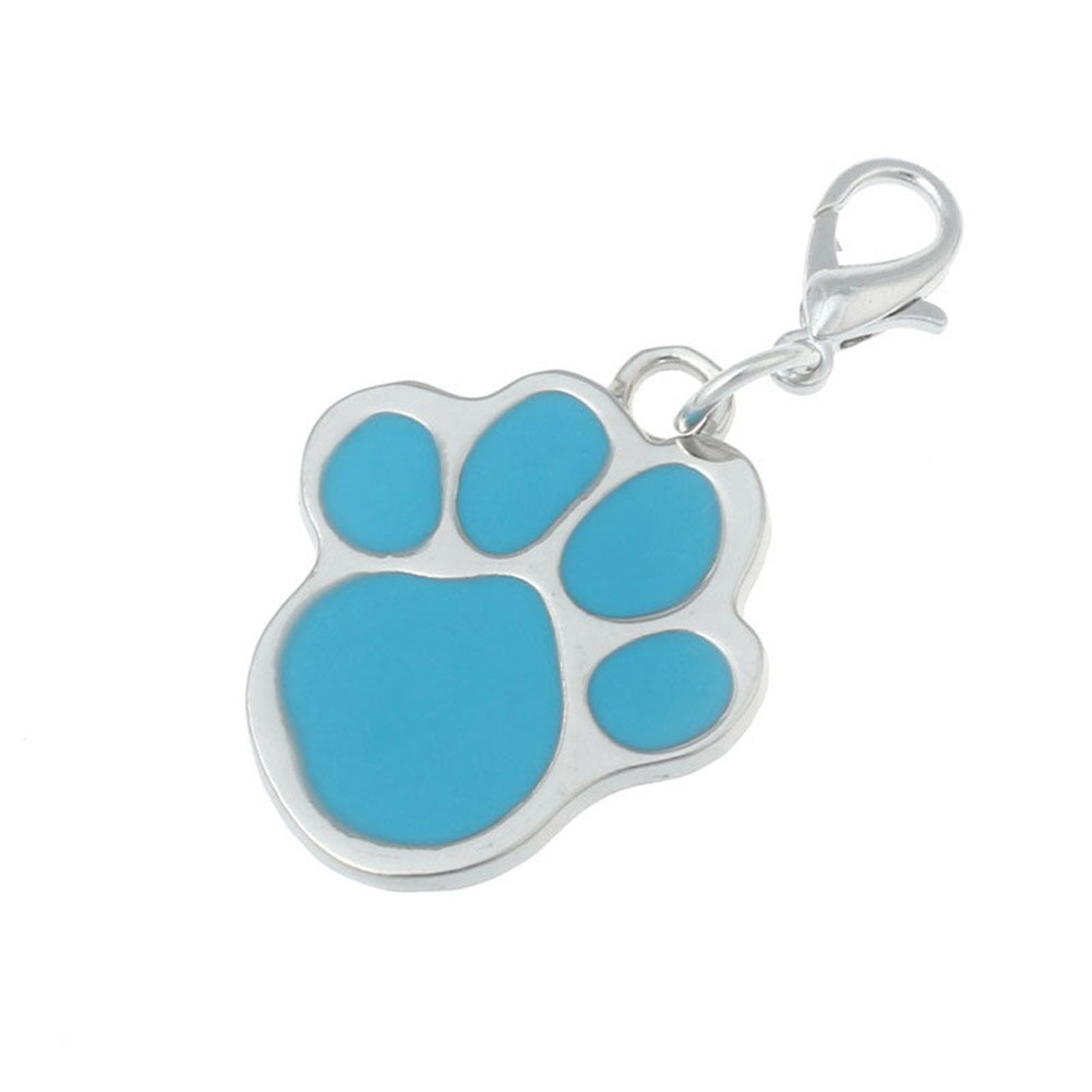 Hond Poot Stijl Hond Naam Hond Ketting Tag Huisdieren Voor Huisdieren Mode Sleutelhanger: Blue