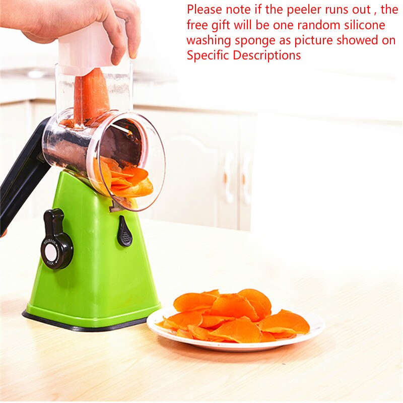 3 in 1 Swift Rotary Mandoline Slicer Multifunktionale Gemüse Reibe Käse Chopper Mutter Schredder Veggie Grinder Cutter