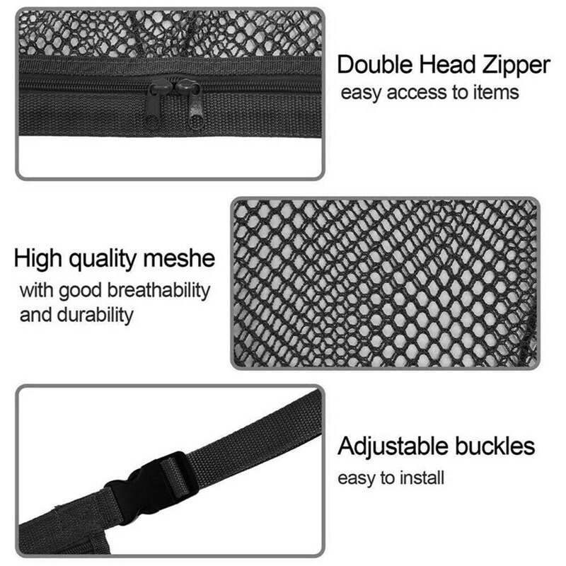 Auto Universal Car Trunk Cargo Net Mesh Drive Organizer Ceiling Storage Net Pocket Roof Interior Bag Multifunction
