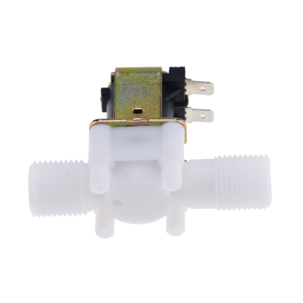 1pc dc 12v 24v normalt åpen ventil solenoid elektrisk vannkontrollventil 1/2 & #39 ;& #39 ; nei