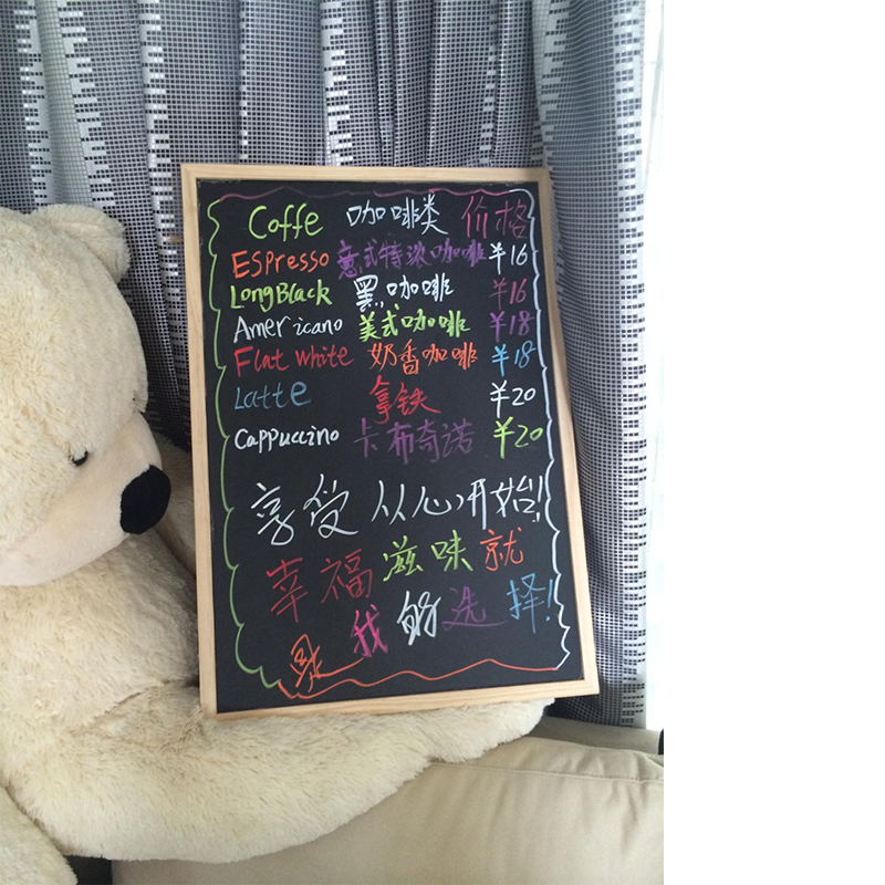 50*70cm Chalkboard For Note Office Supplier Blackboard 20" x 28" Black Message Drawing Board Factory Direct Sell Home Decorative