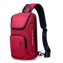 Goedkope Mannen Nylon Waterdichte Telefoon Borstzak USB Kleine Crossbody Sling Bag Rugzak Een Schouder Cross Body Bag Borsttas Zakje voor de mens kopen - gratis levering, eerlijke reviews met foto's