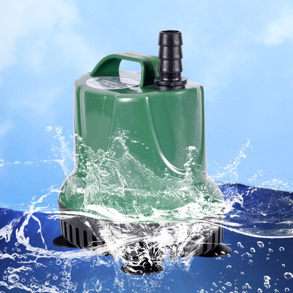 Aquarium Circulation Submersible Pump Fish Tank Mini Pump with UK Plug Green