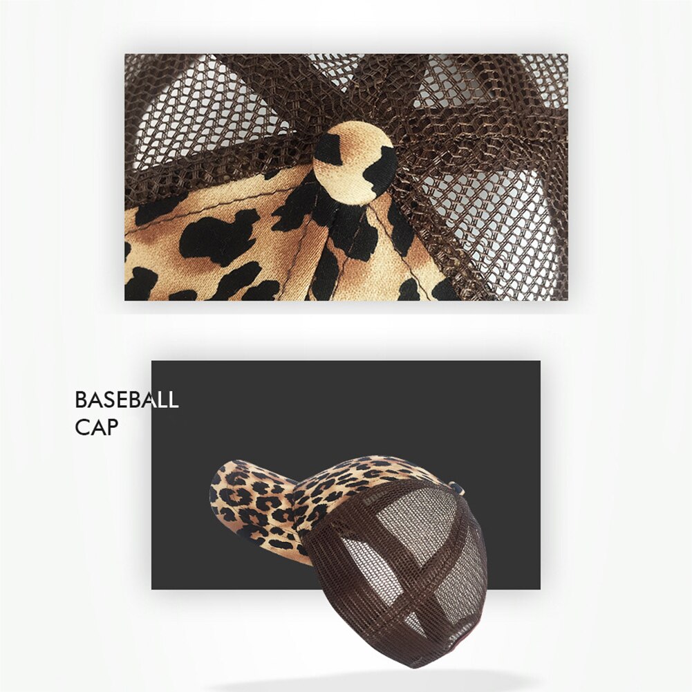 dla obu płci na wolnym powietrzu lampart grafika z tygrysem anty UV kucyk kapelusz z możliwością regulacji czapka z daszkiem zatrzymaj latającą pluć na lato