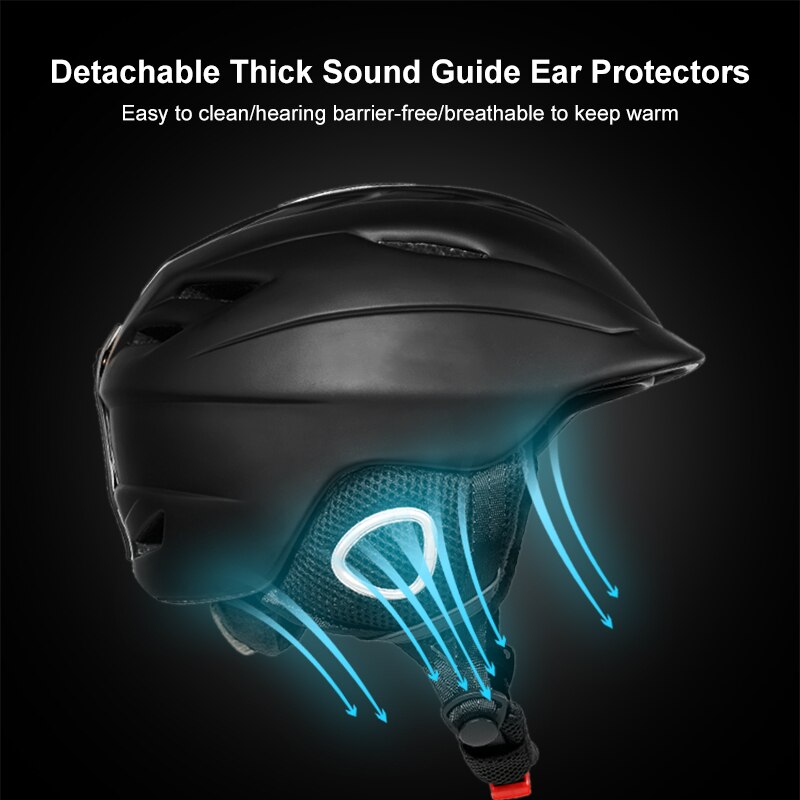 Catazer keep warm skate skihelm volwassene snowboardhelm skibril helm sportveiligheid integraal gegoten ski-snowhelm