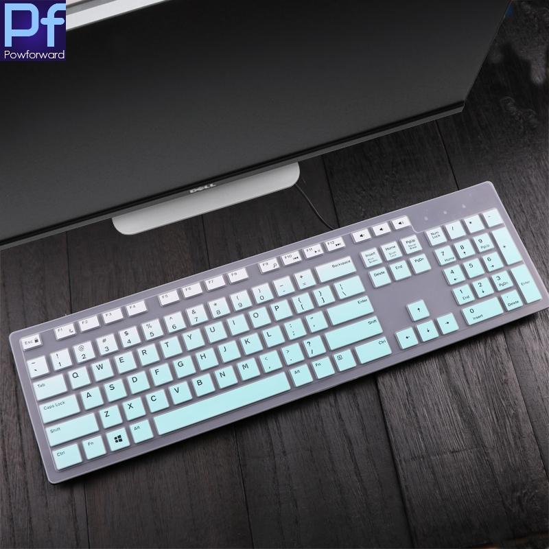 Pour Dell Inspiron Aio Kb216 Kb216P Kb216T KM636 tout-en-un Pc de bureau étanche à la poussière protecteur peau clavier couverture