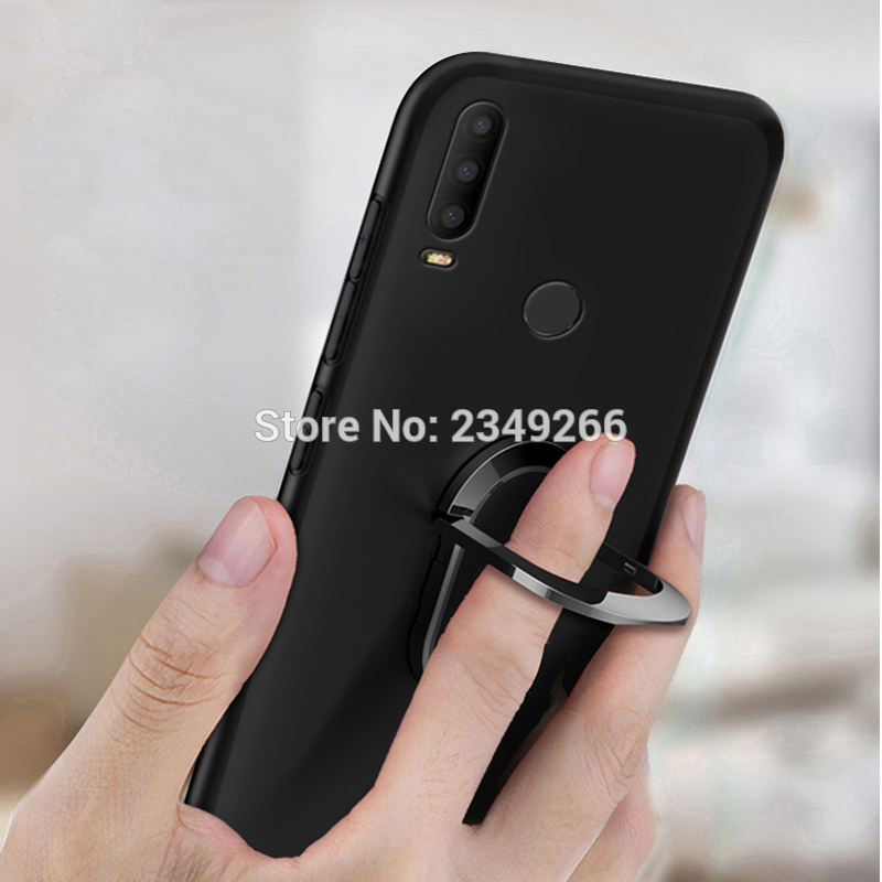 Case voor Alcatel 3X2019 Cover 6.52 inch Soft Black Silicone Cover voor Alcatel 3X2019 5048U 5048Y telefoon Gevallen