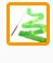Dansen Lint Streamer Gym Ritmische Staaf Art Gymnastiek Ballet Twirling Stok Met 5Multi Kleur: green