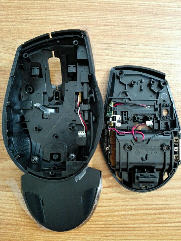 Cubierta superior del ratón original + carcasa inferior + + funda de ratón con llave lateral para Logitech M705 mouse housing Accesorios de reparación
