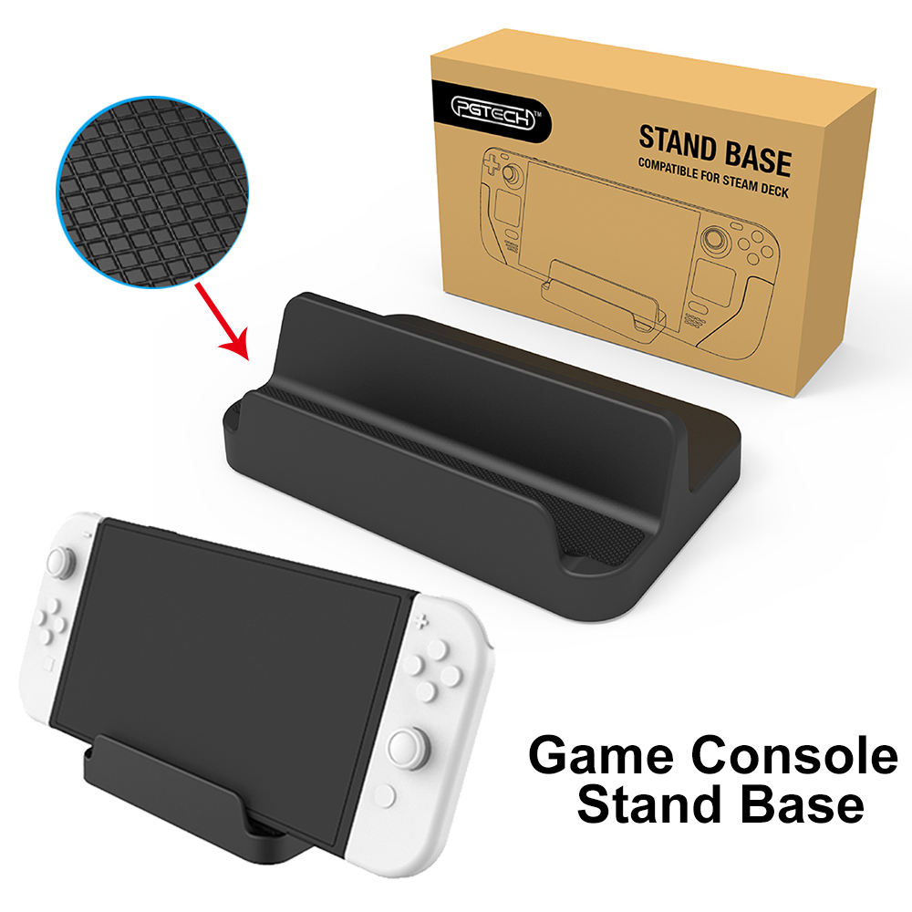 Portable Game Console Holder Host Bracket Display Storage Stand Base Dock for Steam Deck / NS Switch OLED/Lite / Mobile Phone