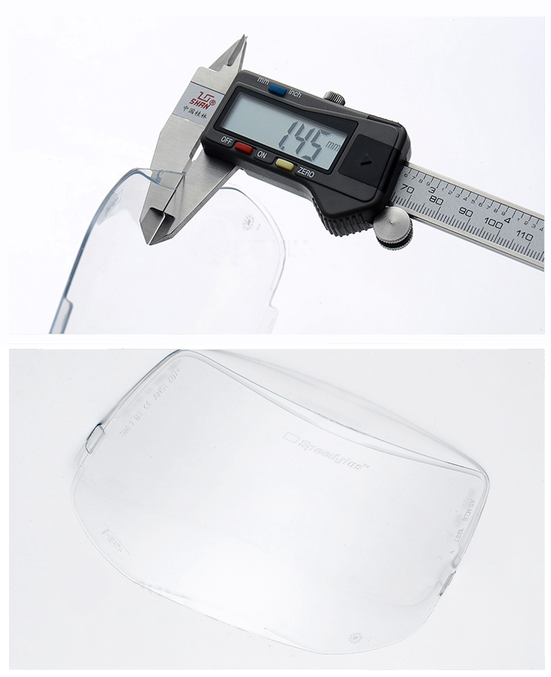 10 stk 526000 standard ydre beskyttelsesplader/glas til speedglas 9100v/9100x -serie svejsehjelme